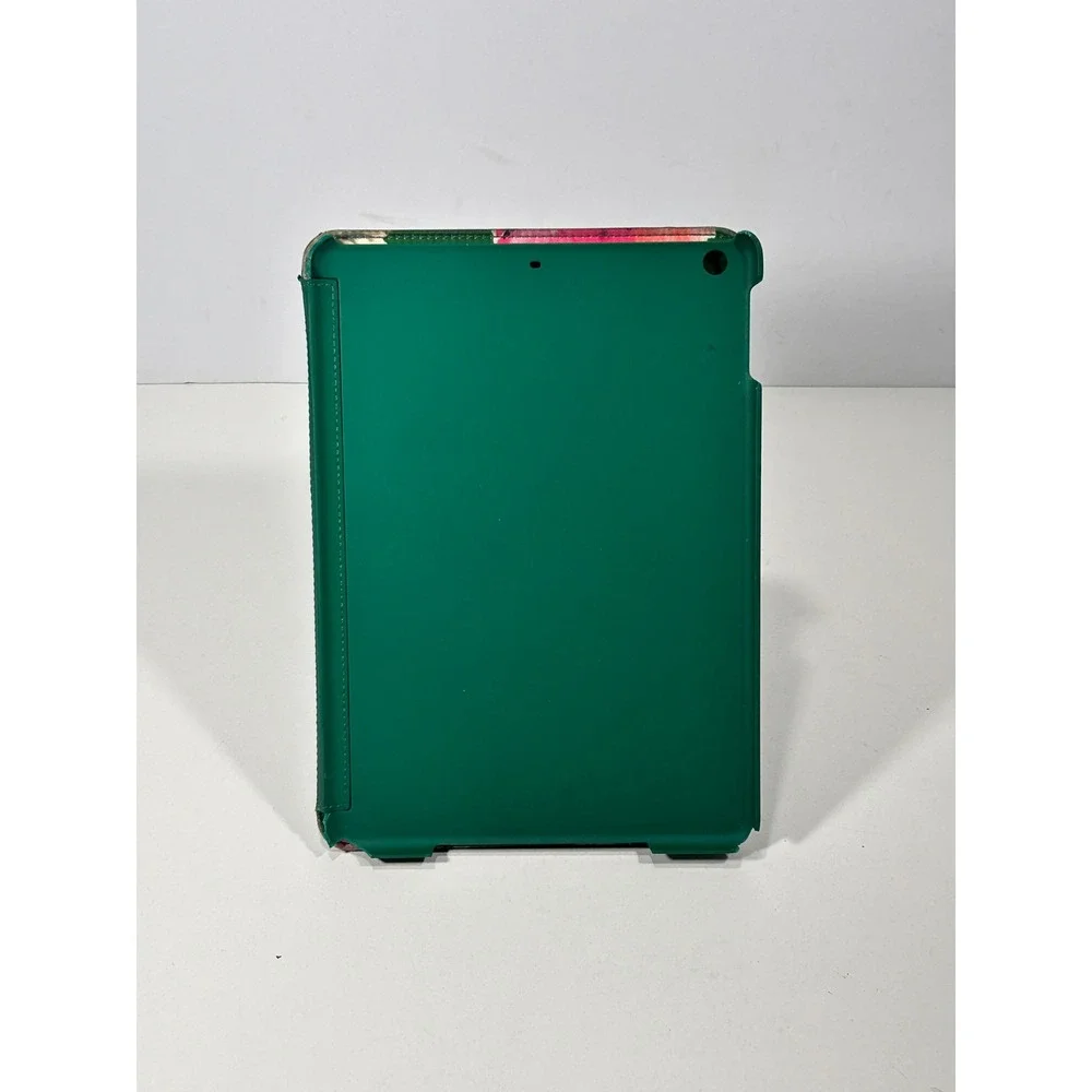 Kate Spade New York iPad Folio Case Green Floral Print with Stand